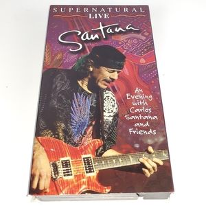 Santana: Supernatural Live VHS 90's Y2K Rock Indie Music Retro Vintage VTG